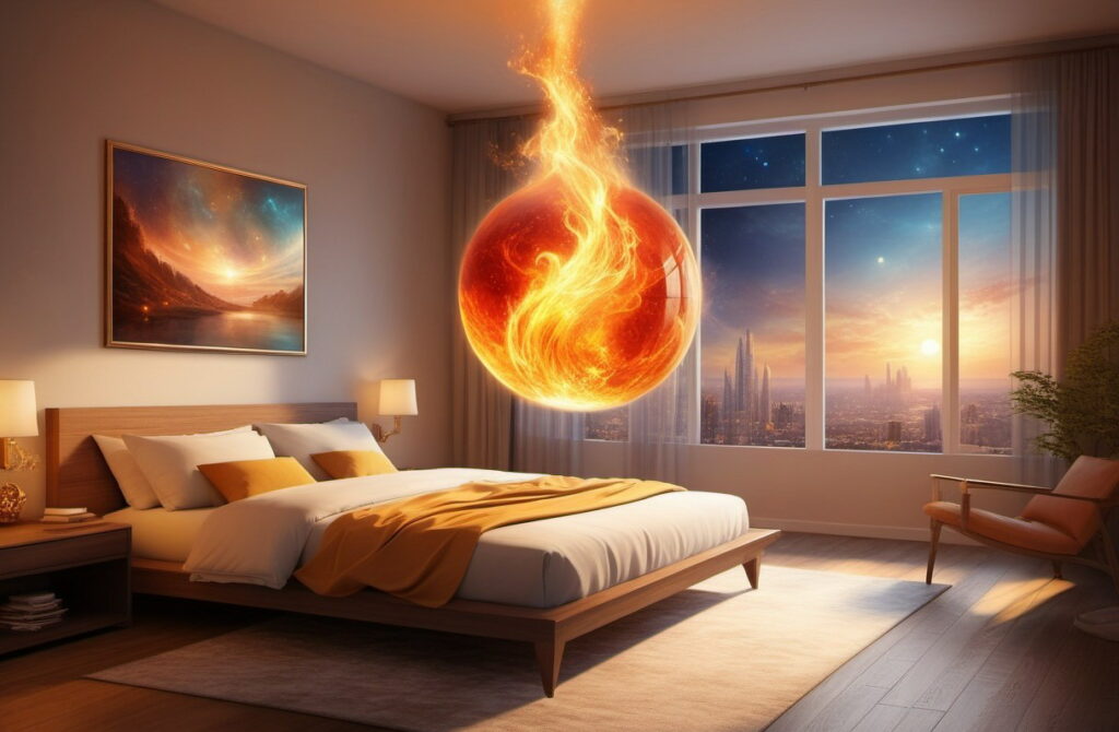 Fireball in apartment